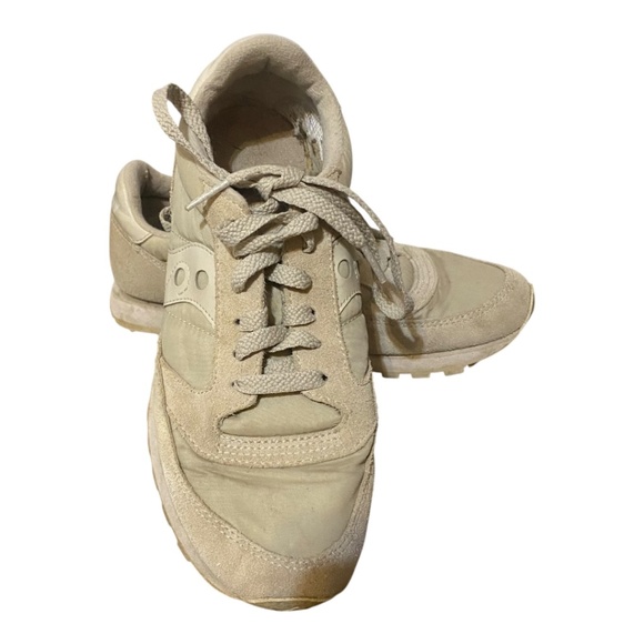 Saucony ‘Jazz’ original leather & nylon retro neutral sneaker. Sz 7 - Picture 2 of 11